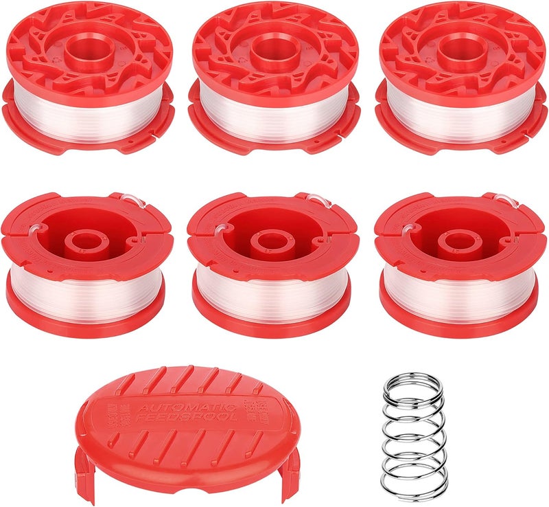 Dilsuaco CMZST0653 8pcs String Trimmer Spool Line(0.065",30Ft) with Cap Head, Compatible with Craftsman CMCST900,CMESTA900,CMESTE920,CMZST98020,CMCST915,CMEST913,CMZST120SC (CMZST0653-8pcs) - Image 1